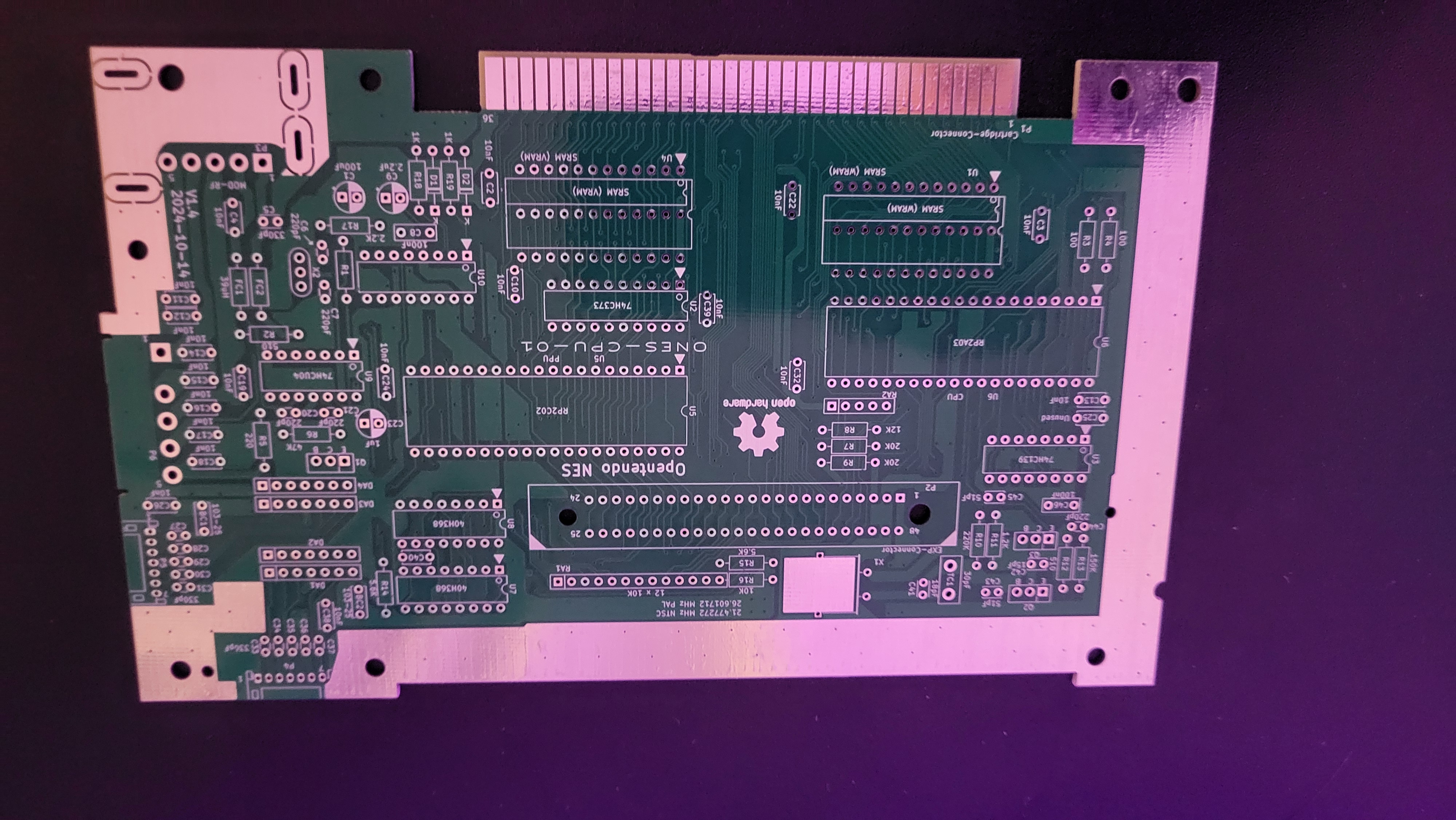 Opentendo NES PCB
